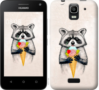 

Чехол Енотик с мороженым для Huawei Ascend Y3C 801421