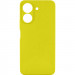 Чехол TPU GETMAN Liquid Silk Full Camera для Xiaomi Redmi 13C / Poco C65 (Желтый / Flash)