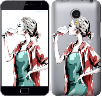

Чехол Девушка с бокалом для Meizu MX4 PRO 841616
