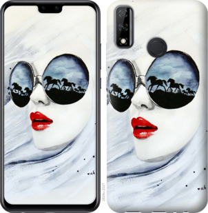 

Чехол Девушка акварелью для Huawei Y8s 936250