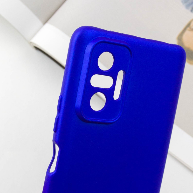 Чохол Silicone Cover Lakshmi Full Camera (A) на Xiaomi Redmi Note 10 Pro / 10 Pro Max (Синій / Iris) в магазині vchehle.ua