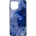 TPU+Glass чехол Diversity для Xiaomi Mi 11 Lite (Stains blue)