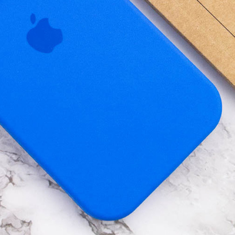 Фото Чохол Silicone Case Full Camera Protective (AA) на Apple iPhone 12 Pro (6.1") (Синій / Capri Blue) в маназині vchehle.ua