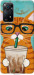 Чехол Зеленоглазый кот в очках для Xiaomi Redmi Note 11