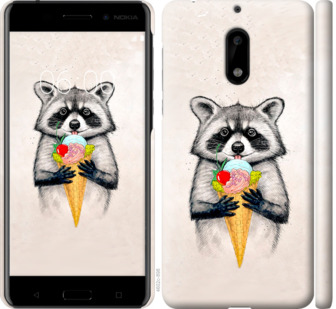 

Чехол Енотик с мороженым для Nokia 6 801493