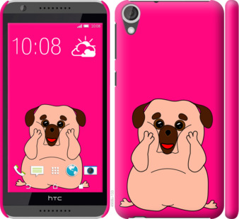 

Чохол Веселий мопс на HTC Desire 820 928373