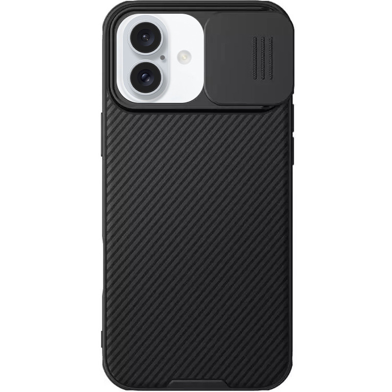 Карбонова накладка Nillkin CamShield Pro на Apple iPhone 16 (6.1") (Black)