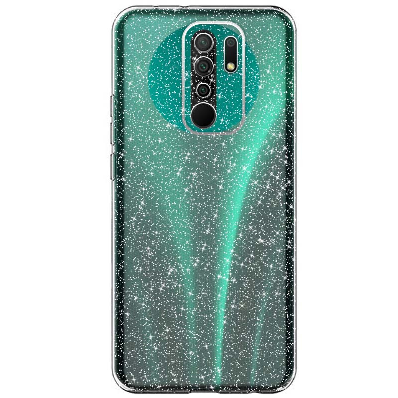 TPU чехол Twinkle с защитой камеры для Xiaomi Redmi 9 (Clear)