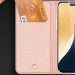 Чехол-книжка Dux Ducis с карманом для визиток для Apple iPhone 16 (6.1") (Rose Gold) в магазине vchehle.ua