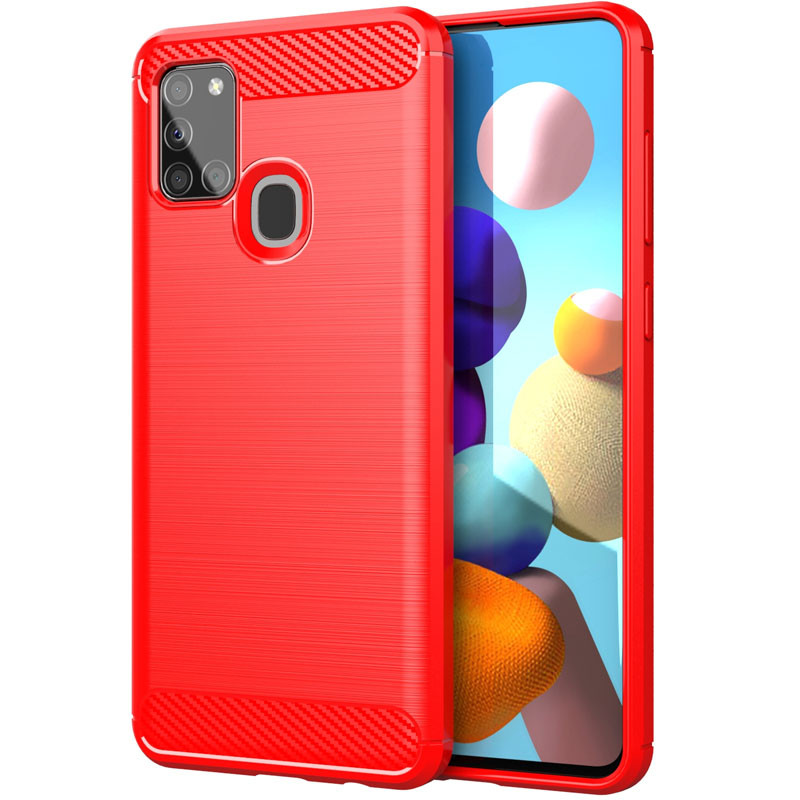 

TPU чохол Slim Series на Samsung Galaxy A21s (Червоний) 905663
