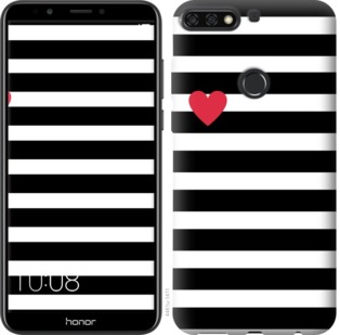 

Чехол Черно-белые полосы для Huawei Honor 7C 752063