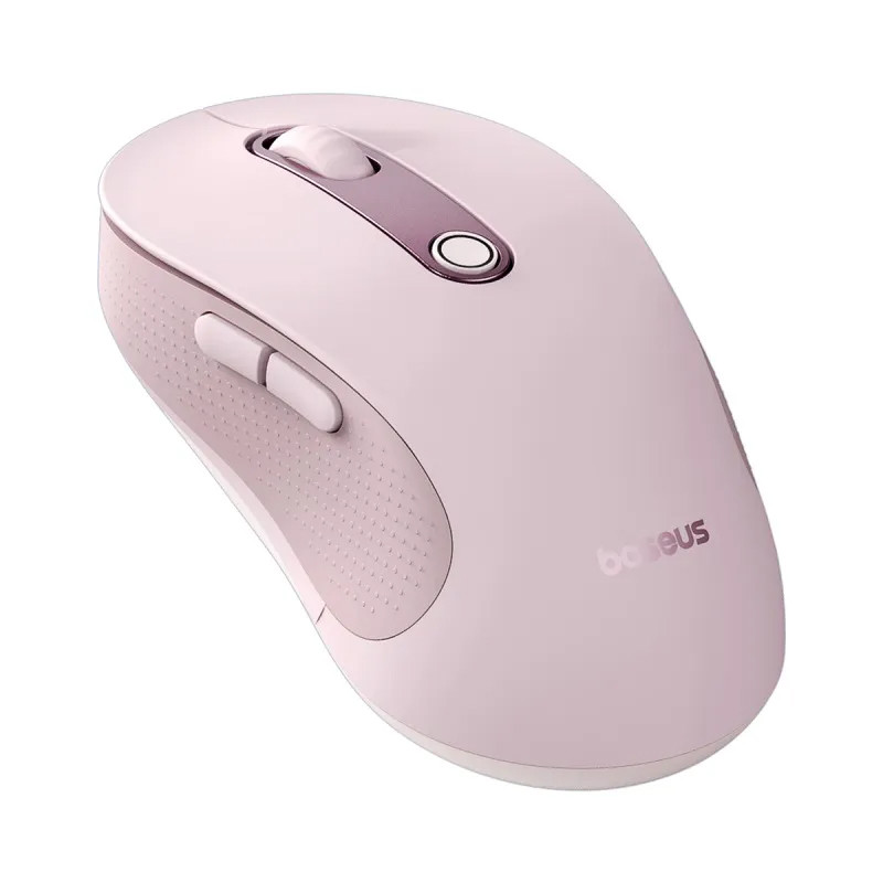 Фото Миша бездротова Baseus F02 Ergonomic (without Battery) (B01055505) (Baby Pink) в маназині vchehle.ua