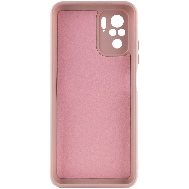Фото Чехол Silicone Cover Full Camera without Logo (A) для Xiaomi Redmi Note 10 / Note 10s (Розовый / Pink Sand) на vchehle.ua