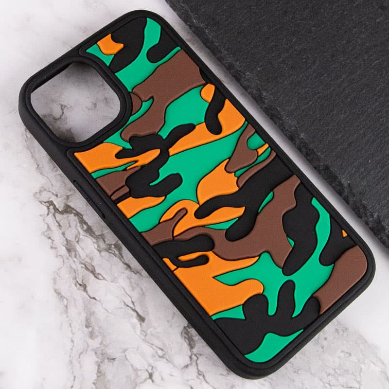 Фото Чехол TPU+PC Army Collection для Apple iPhone 13 (6.1") (Коричневый) в магазине vchehle.ua