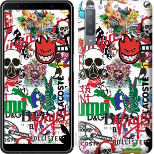 

Чехол Many different logos для Samsung Galaxy A7 (2018) A750F 679150