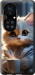 Чохол White cat на Huawei P50