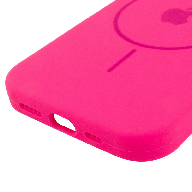 Купити Чохол Silicone Case Full Protective (AA) with Magnetic Safe на Apple iPhone 14 Plus (6.7") (Рожевий / Barbie pink) на vchehle.ua