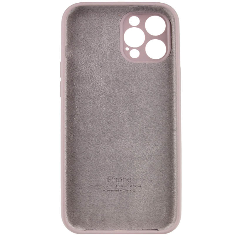 Чехол Silicone Case Full Camera Protective (AA) для Apple iPhone 12 Pro Max (6.7") (Серый / Lavender / PVH) в магазине vchehle.ua