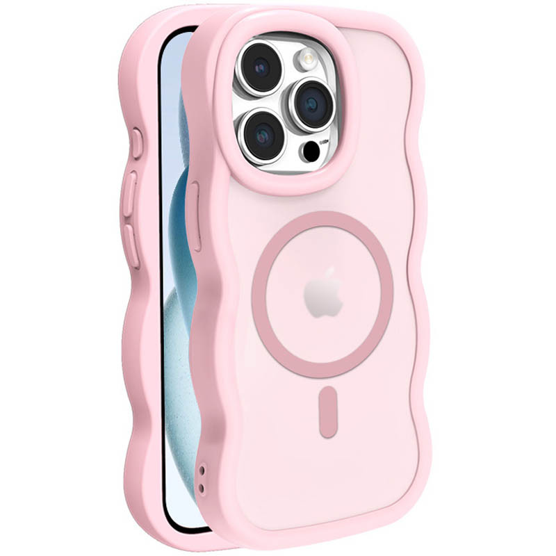 Чохол TPU+PC Undine with Magnetic Safe на Apple iPhone 15 Pro Max (6.7") (Pink)