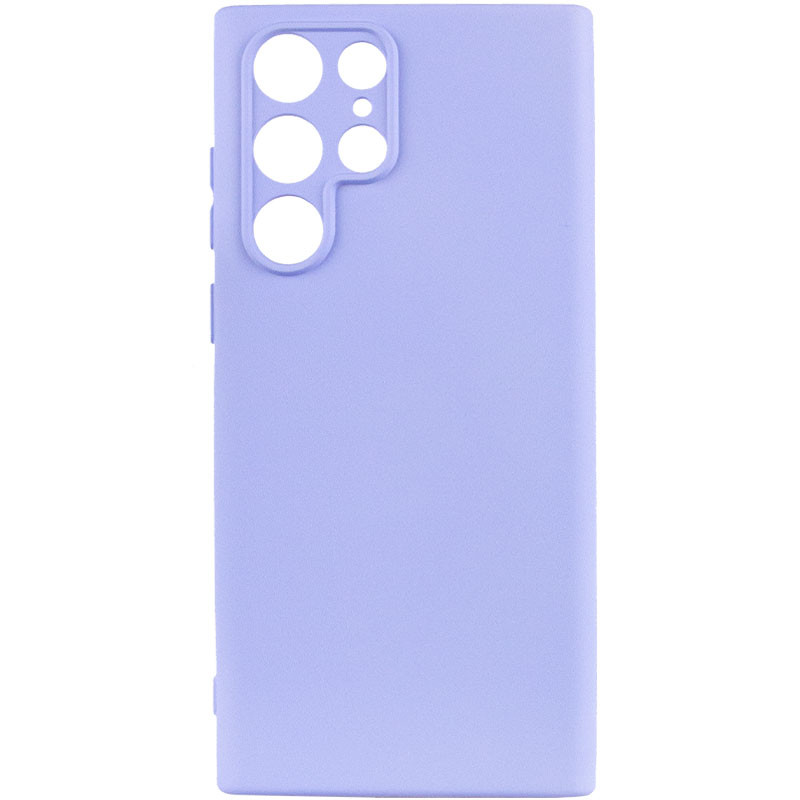 Фото Чехол Silicone Cover Lakshmi Full Camera (A) для Samsung Galaxy S24 Ultra (Сиреневый / Dasheen) на vchehle.ua