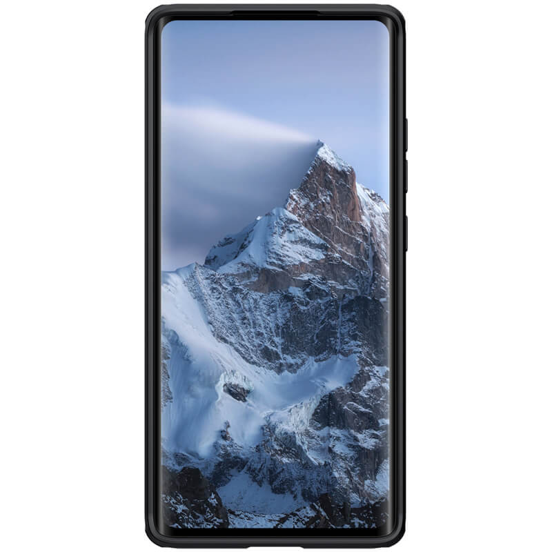 Фото Карбоновая накладка Nillkin Camshield (шторка на камеру) для Xiaomi Mix 4 (Черный / Black) на vchehle.ua