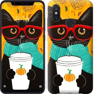 

Чехол Осенний кот для Xiaomi Mi8 669753