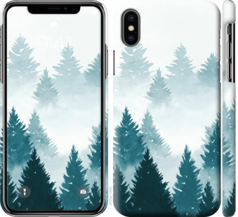 

Чехол Акварельные Елки для iPhone XS (5.8") 862322