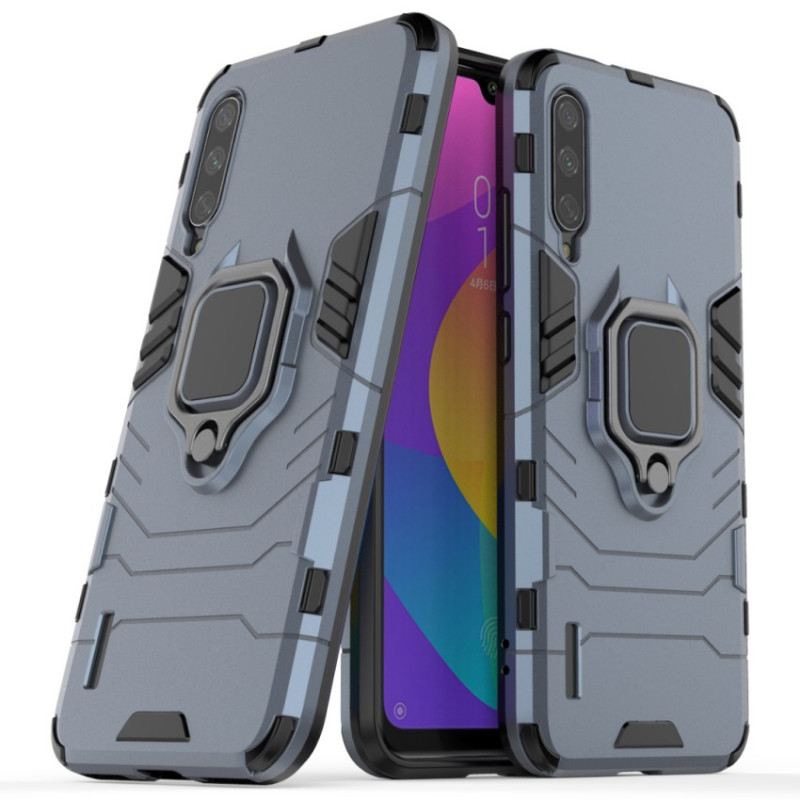 Ударостійкий чохол Transformer Ring for Magnet на Xiaomi Mi A3 (CC9e) (Сірий / Metal slate)