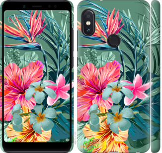 

Чехол Тропические цветы v1 для Xiaomi Redmi Note 5 (DC) 845133
