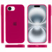 Чехол Silicone Case Full Protective (AA) для Apple iPhone 16e (6.1") (Красный / Rose Red) в магазине vchehle.ua