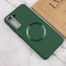 TPU чехол Bonbon Metal Style with Magnetic safe для Samsung Galaxy S22 (Зеленый / Army Green) в магазине vchehle.ua