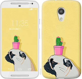 

Чохол Мопс з кактусом на Motorola Moto G2 795861