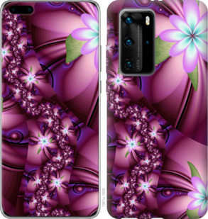 

Чехол Цветочная мозаика для Huawei P40 Pro 932695