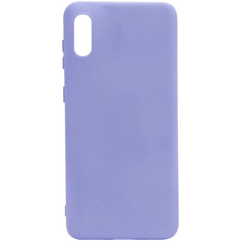 Уценка Чехол Silicone Cover Full without Logo (A) для Samsung Galaxy A02 (Дефект упаковки / Сиреневый / Dasheen)