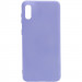Уценка Чехол Silicone Cover Full without Logo (A) для Samsung Galaxy A02 (Дефект упаковки / Сиреневый / Dasheen)