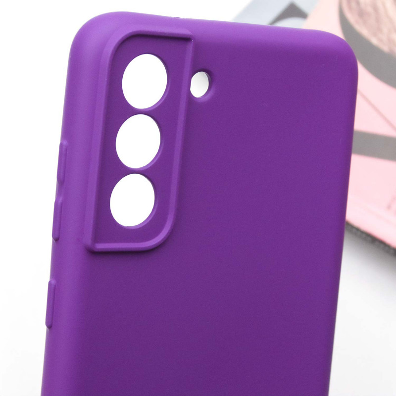 Купить Чехол TPU GETMAN Liquid Silk Full Camera для Samsung Galaxy S21 (Фиолетовый / Purple) на vchehle.ua