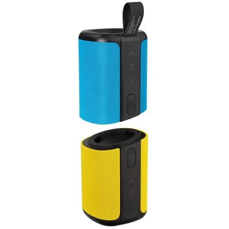 Фото Bluetooth колонка Gelius by Krazi Shark2 (KZBS-003U) (Blue / Yellow) в маназині vchehle.ua