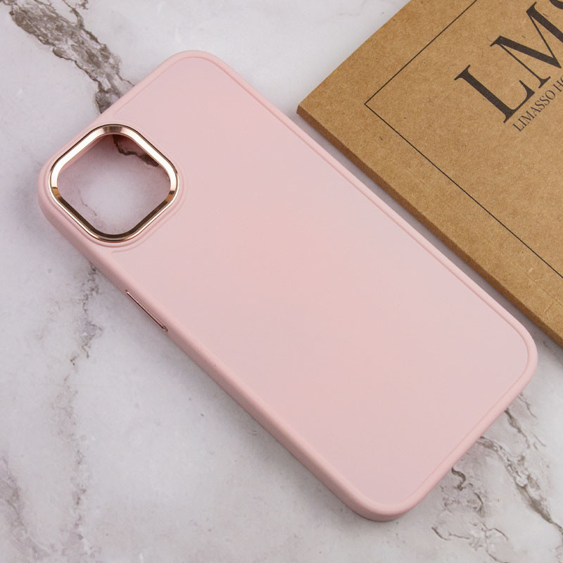 Фото TPU чохол Bonbon Metal Style на Apple iPhone 14 (6.1") (Рожевий / Light pink) в маназині vchehle.ua