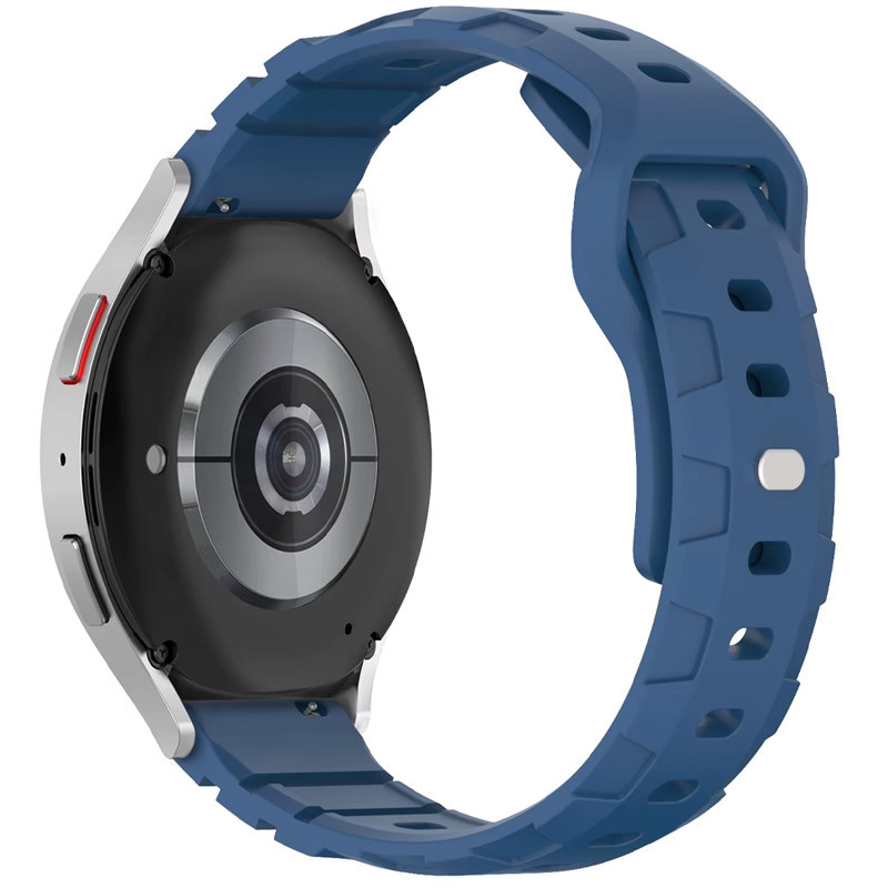 Силіконовий ремінець Defense для Smart Watch 20mm (Blue) в магазині vchehle.ua