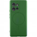 Чохол Silicone Cover Lakshmi Full Camera (AA) with MagFit на Motorola Edge 50 (Зелений / Dark green)