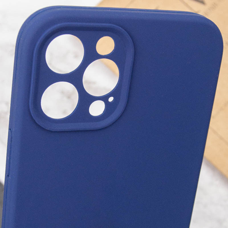 Заказать Чехол Silicone Case Full Camera Protective (AA) NO LOGO для Apple iPhone 12 Pro Max (6.7") (Синий / Deep navy) на vchehle.ua