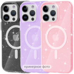 Чехол TPU Galaxy Sparkle (MagFit) для Apple iPhone 16 (6.1")