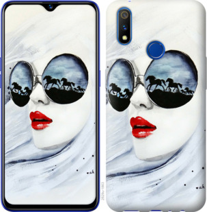 

Чехол Девушка акварелью для Realme 3 Pro 919634
