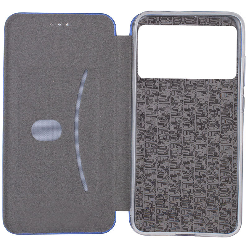 Фото Шкіряний чохол-книжка Classy на Xiaomi Poco M5 (Синий) в маназині vchehle.ua
