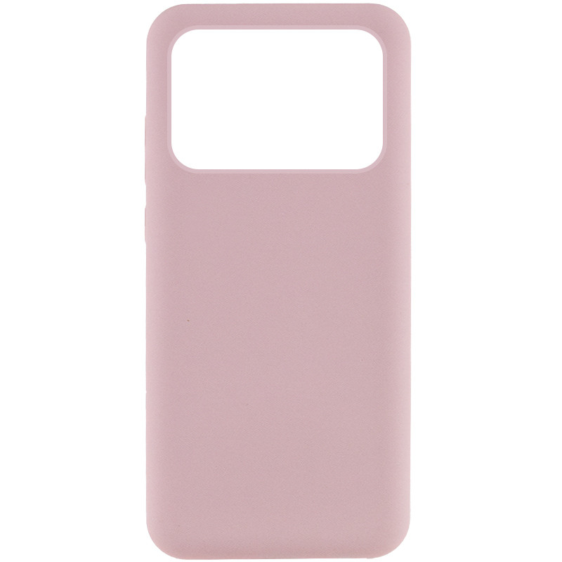 Чехол Silicone Cover Lakshmi (AAA) для Xiaomi Poco X6 Pro (Розовый / Pink Sand)