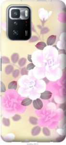 Чехол Японские цветы для Xiaomi Poco X3 GT