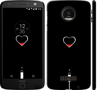 

Чехол Подзарядка сердца для Motorola MOTO Z 721520