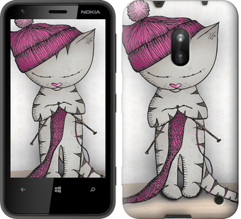 

Чехол Кошка рукодельница для Nokia Lumia 620 584461