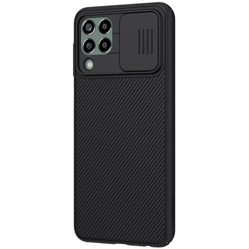Фото Карбоновая накладка Nillkin Camshield (шторка на камеру) для Samsung Galaxy M33 5G (Черный / Black) в магазине vchehle.ua