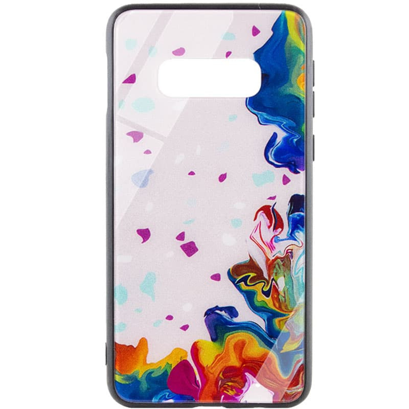 

TPU+Glass чохол Diversity на Samsung Galaxy S10e (Stains multicolored) 1223390